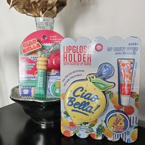 Ciao Bella Lip Gloss Holder and Keychain Set (Both Items)